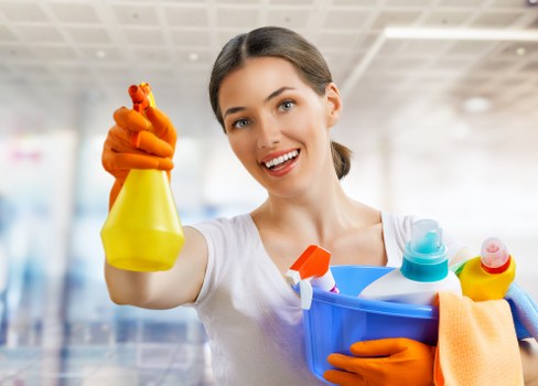 Deep cleaning a bathroom during move out cleaning in NW11