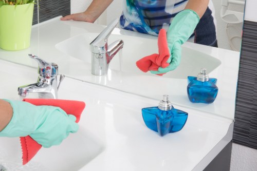 Detailed bathroom cleaning for end of tenancy in NW11