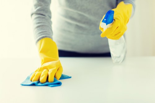 Professional move-out cleaning in an NW11 flat or maisonette