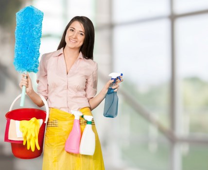 Professional window cleaning equipment used in NW11