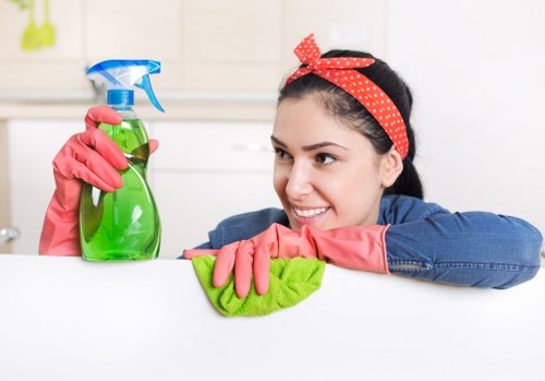 Detailed cleaning service for a business premises in NW11