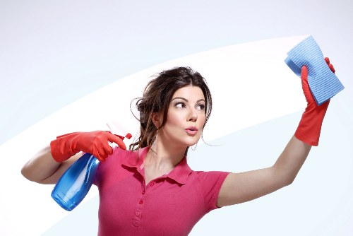 Professional cleaning of shared stairwell and bannisters in NW11