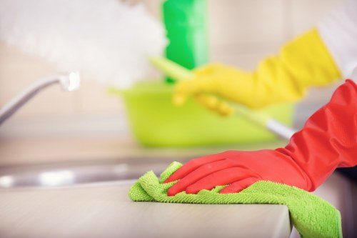 Professional post-construction cleaning in a NW11 property